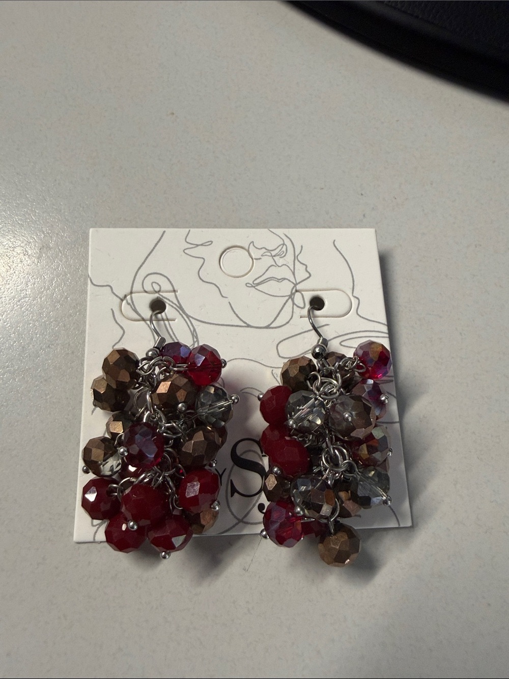 Sassy Jones Malia Glass Dangles/ Hollidazzle